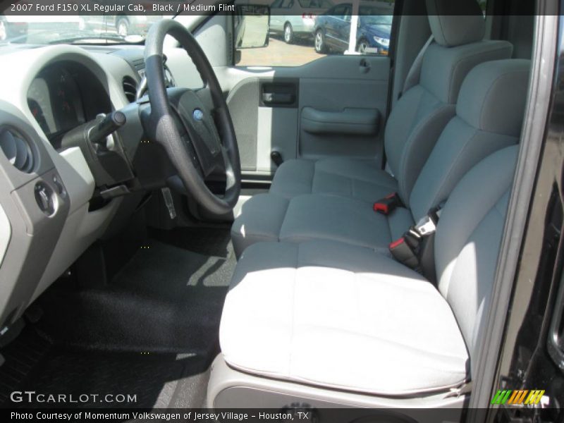 Black / Medium Flint 2007 Ford F150 XL Regular Cab