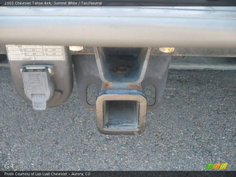 Summit White / Tan/Neutral 2003 Chevrolet Tahoe 4x4