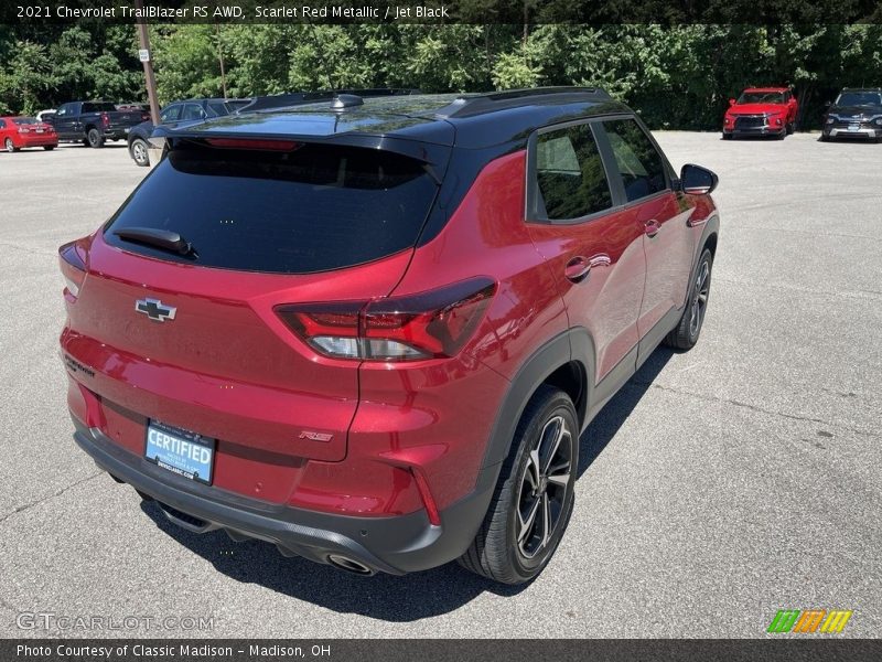 Scarlet Red Metallic / Jet Black 2021 Chevrolet TrailBlazer RS AWD