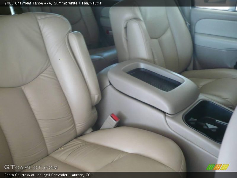 Summit White / Tan/Neutral 2003 Chevrolet Tahoe 4x4