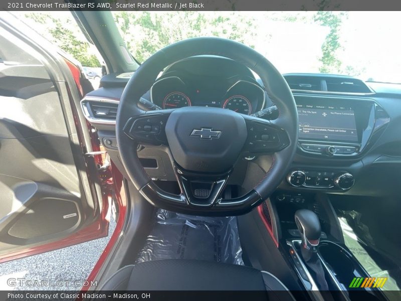 Scarlet Red Metallic / Jet Black 2021 Chevrolet TrailBlazer RS AWD