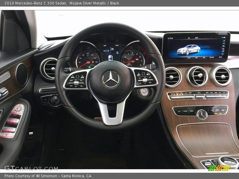 Mojave Silver Metallic / Black 2019 Mercedes-Benz C 300 Sedan
