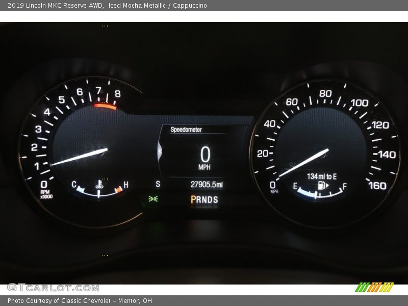  2019 MKC Reserve AWD Reserve AWD Gauges