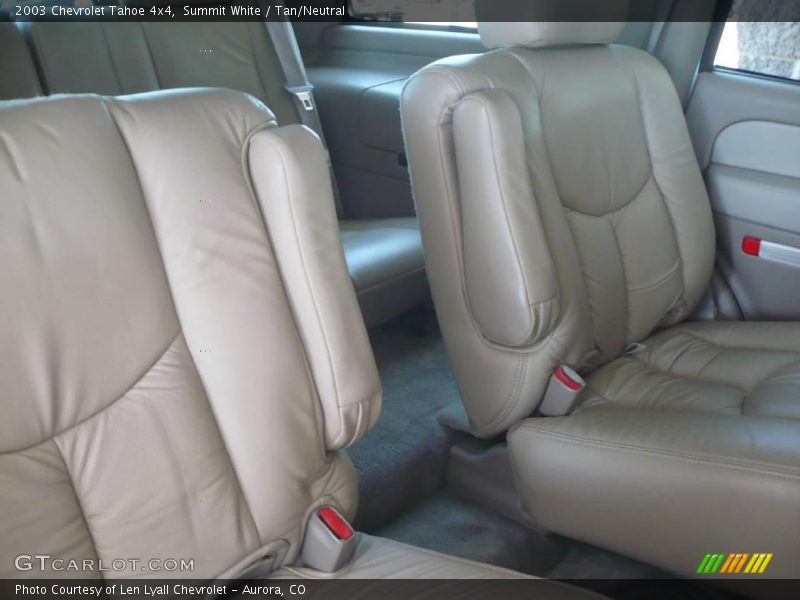 Summit White / Tan/Neutral 2003 Chevrolet Tahoe 4x4