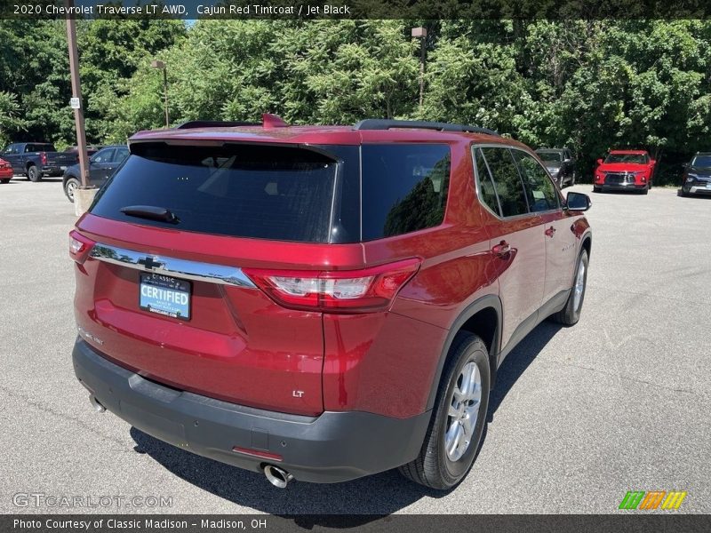Cajun Red Tintcoat / Jet Black 2020 Chevrolet Traverse LT AWD