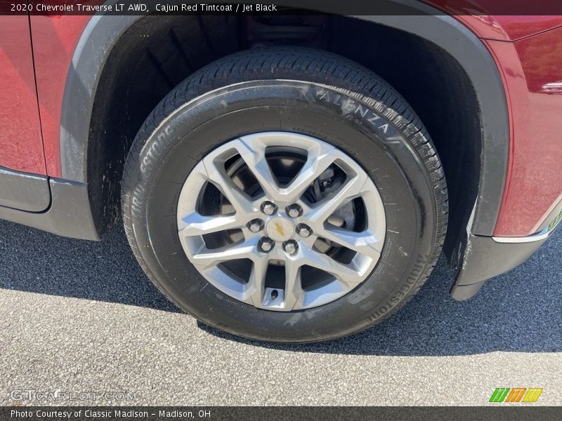 Cajun Red Tintcoat / Jet Black 2020 Chevrolet Traverse LT AWD