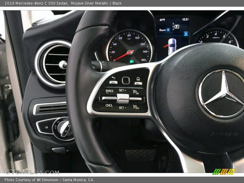 Mojave Silver Metallic / Black 2019 Mercedes-Benz C 300 Sedan