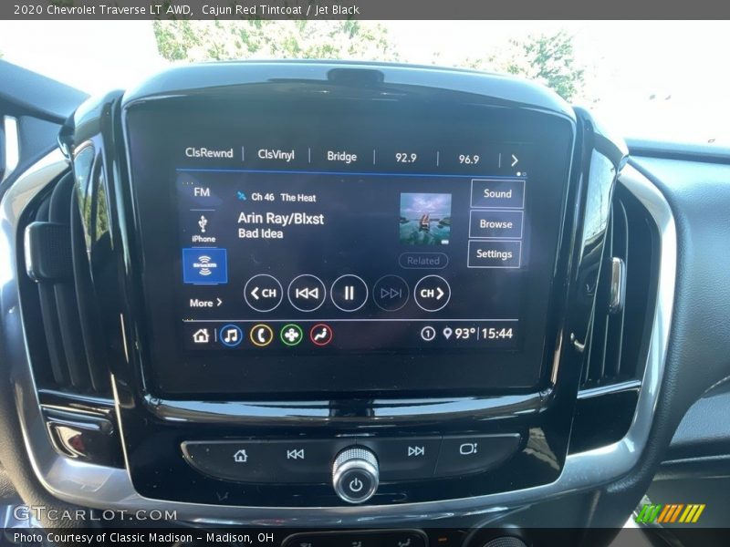 Cajun Red Tintcoat / Jet Black 2020 Chevrolet Traverse LT AWD