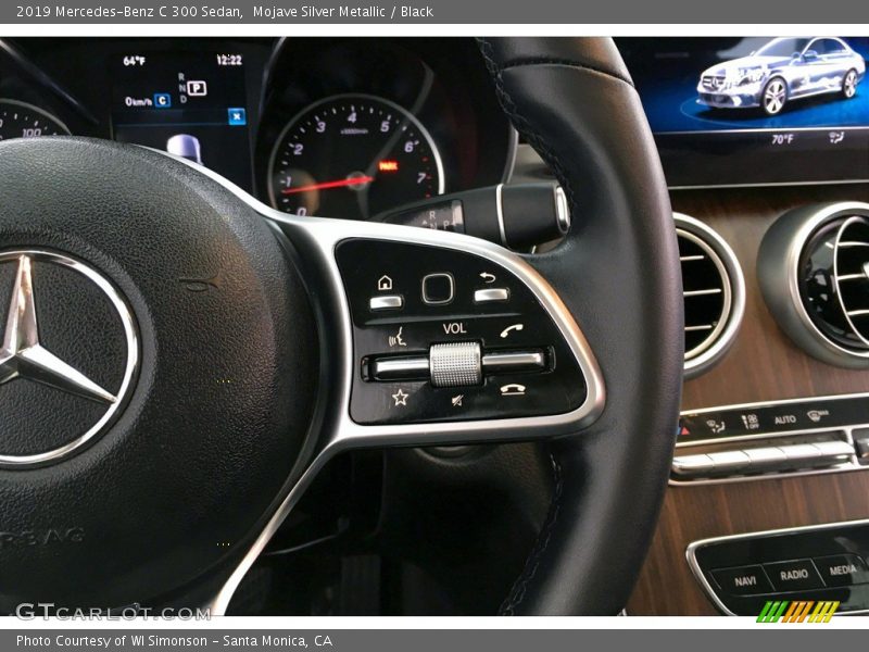 Mojave Silver Metallic / Black 2019 Mercedes-Benz C 300 Sedan