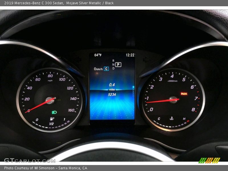 Mojave Silver Metallic / Black 2019 Mercedes-Benz C 300 Sedan