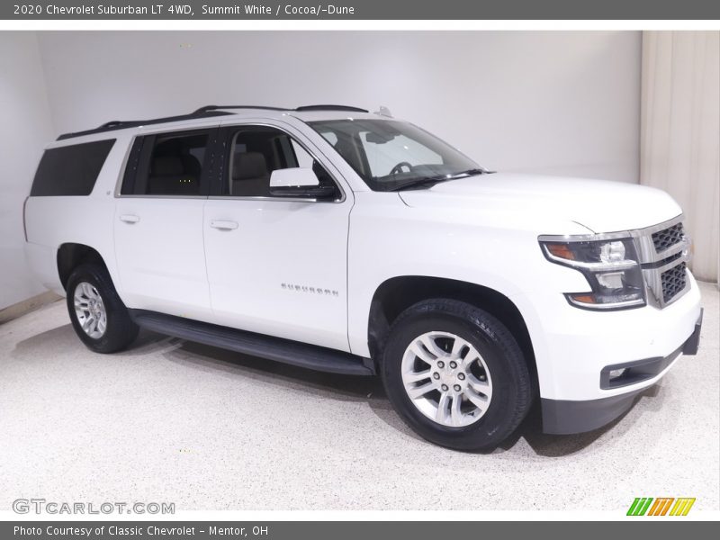 Summit White / Cocoa/­Dune 2020 Chevrolet Suburban LT 4WD