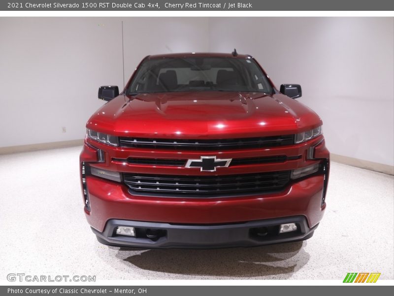 Cherry Red Tintcoat / Jet Black 2021 Chevrolet Silverado 1500 RST Double Cab 4x4