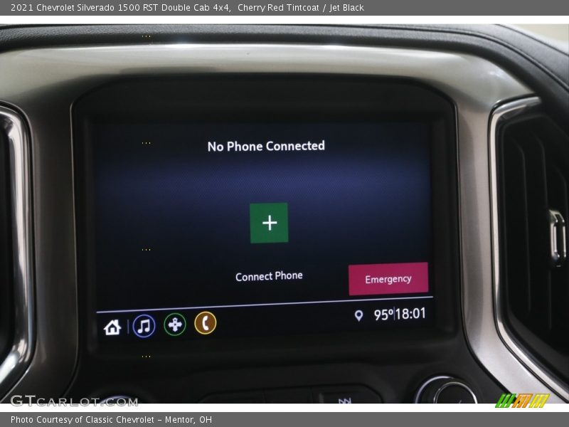 Cherry Red Tintcoat / Jet Black 2021 Chevrolet Silverado 1500 RST Double Cab 4x4