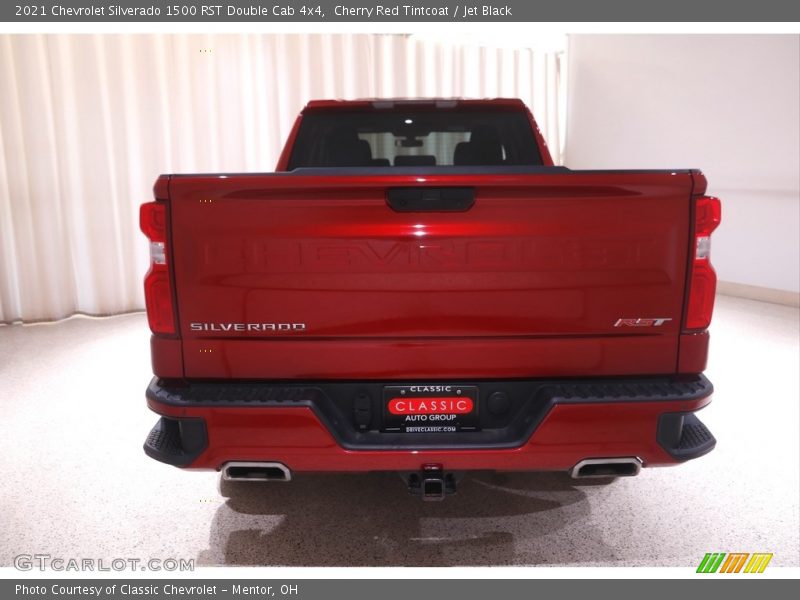 Cherry Red Tintcoat / Jet Black 2021 Chevrolet Silverado 1500 RST Double Cab 4x4