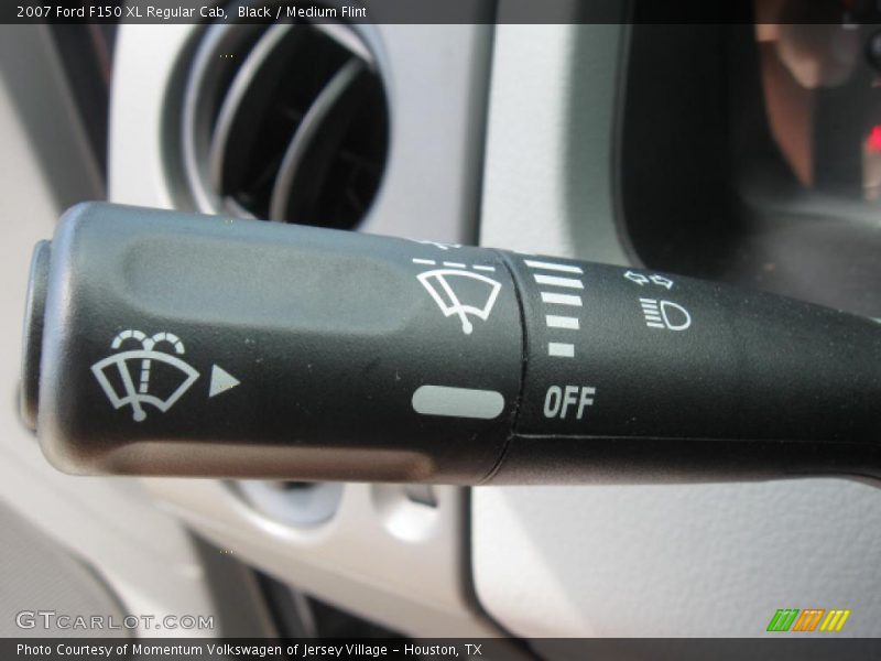 Black / Medium Flint 2007 Ford F150 XL Regular Cab