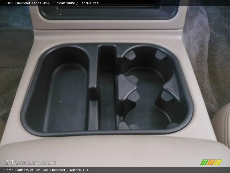 Summit White / Tan/Neutral 2003 Chevrolet Tahoe 4x4