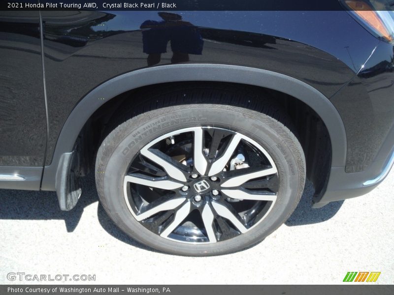 Crystal Black Pearl / Black 2021 Honda Pilot Touring AWD