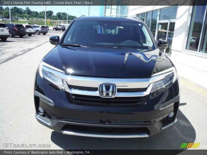 Crystal Black Pearl / Black 2021 Honda Pilot Touring AWD