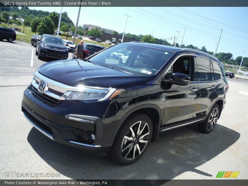 Crystal Black Pearl / Black 2021 Honda Pilot Touring AWD