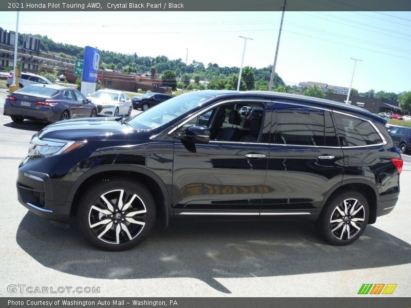 Crystal Black Pearl / Black 2021 Honda Pilot Touring AWD