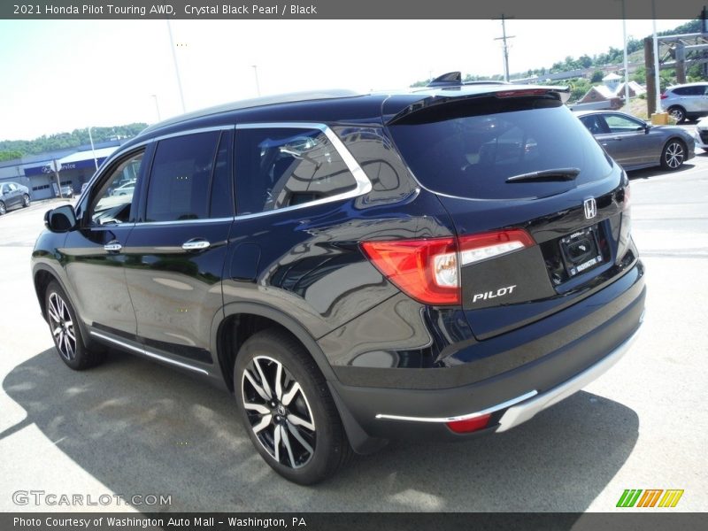 Crystal Black Pearl / Black 2021 Honda Pilot Touring AWD