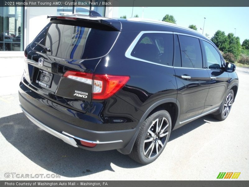 Crystal Black Pearl / Black 2021 Honda Pilot Touring AWD
