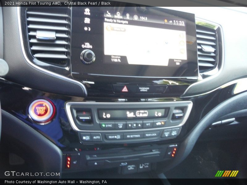 Crystal Black Pearl / Black 2021 Honda Pilot Touring AWD