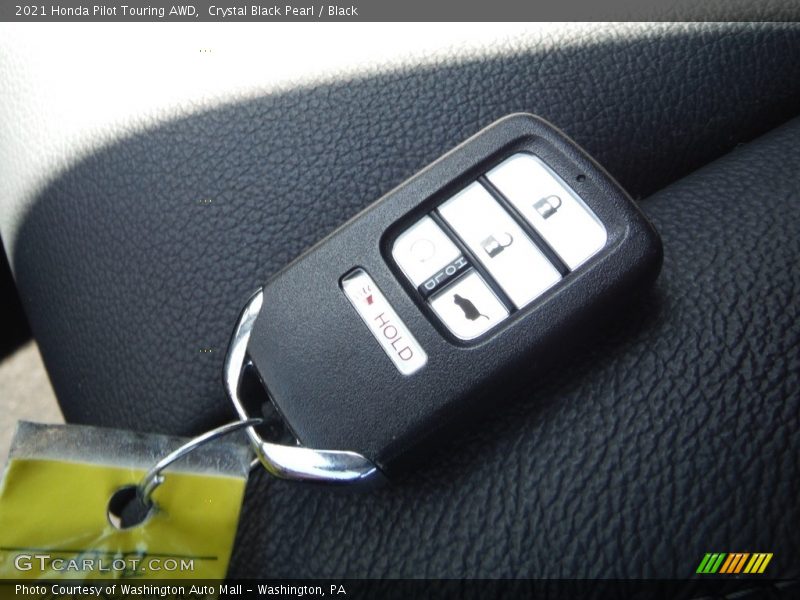 Crystal Black Pearl / Black 2021 Honda Pilot Touring AWD