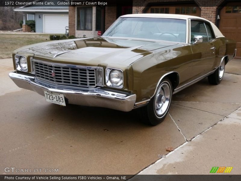  1972 Monte Carlo  Golden Brown