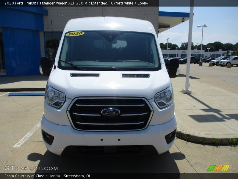 Oxford White / Ebony 2020 Ford Transit Passenger Wagon XLT 350 MR Extended