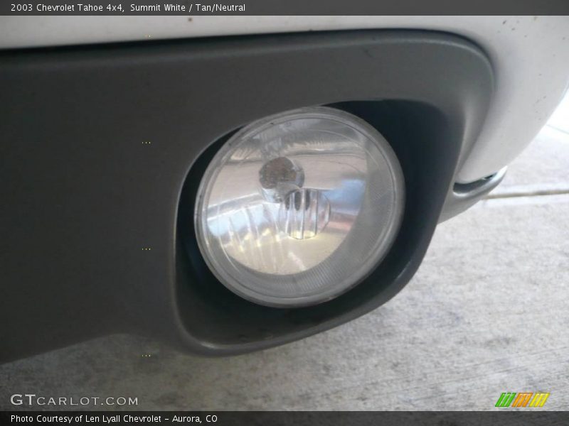 Summit White / Tan/Neutral 2003 Chevrolet Tahoe 4x4