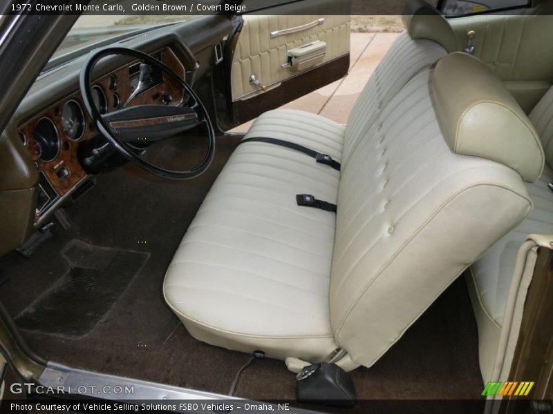  1972 Monte Carlo  Covert Beige Interior
