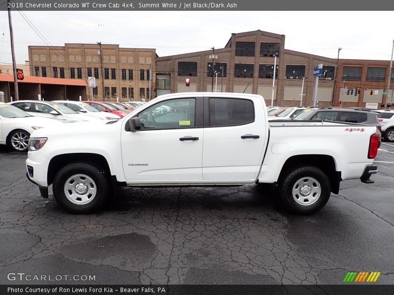 Summit White / Jet Black/Dark Ash 2018 Chevrolet Colorado WT Crew Cab 4x4