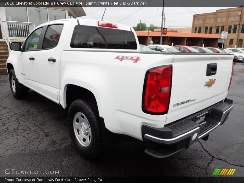 Summit White / Jet Black/Dark Ash 2018 Chevrolet Colorado WT Crew Cab 4x4