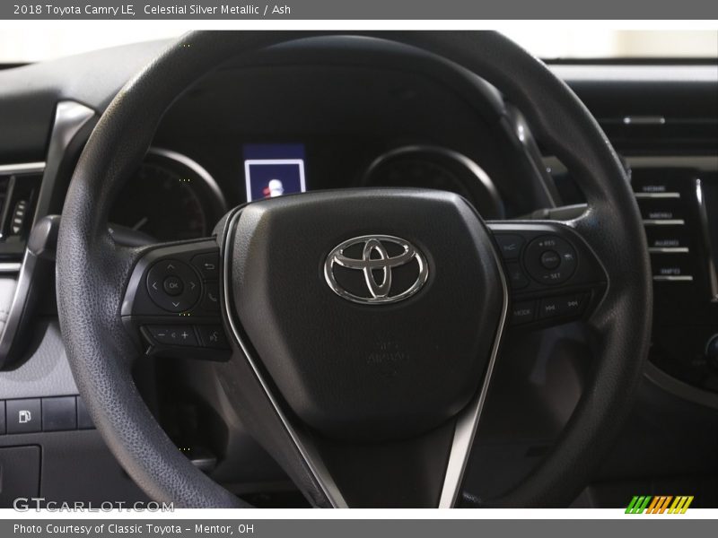 Celestial Silver Metallic / Ash 2018 Toyota Camry LE