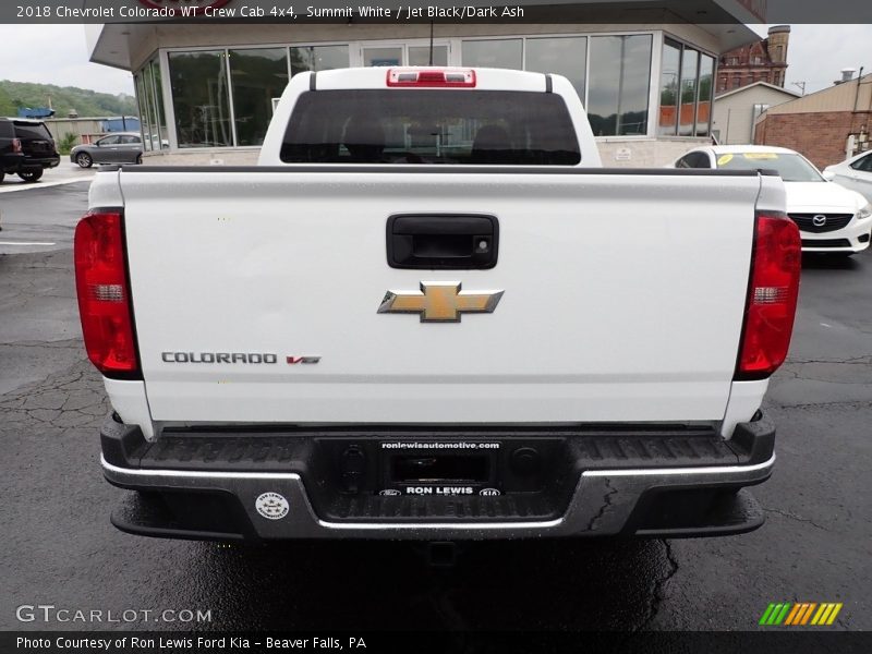 Summit White / Jet Black/Dark Ash 2018 Chevrolet Colorado WT Crew Cab 4x4