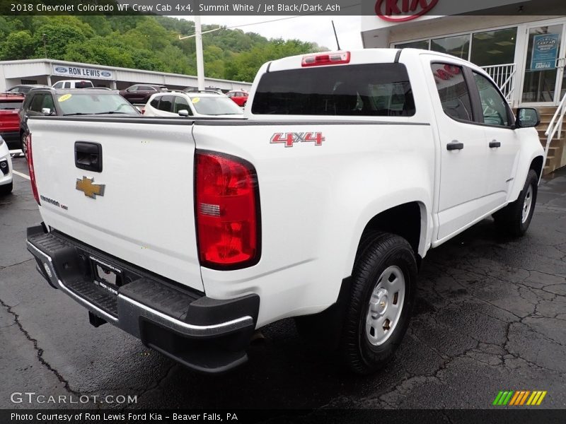 Summit White / Jet Black/Dark Ash 2018 Chevrolet Colorado WT Crew Cab 4x4