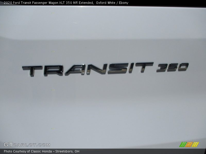 Oxford White / Ebony 2020 Ford Transit Passenger Wagon XLT 350 MR Extended