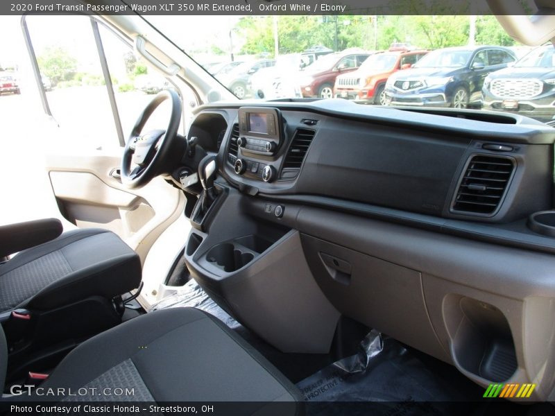 Oxford White / Ebony 2020 Ford Transit Passenger Wagon XLT 350 MR Extended