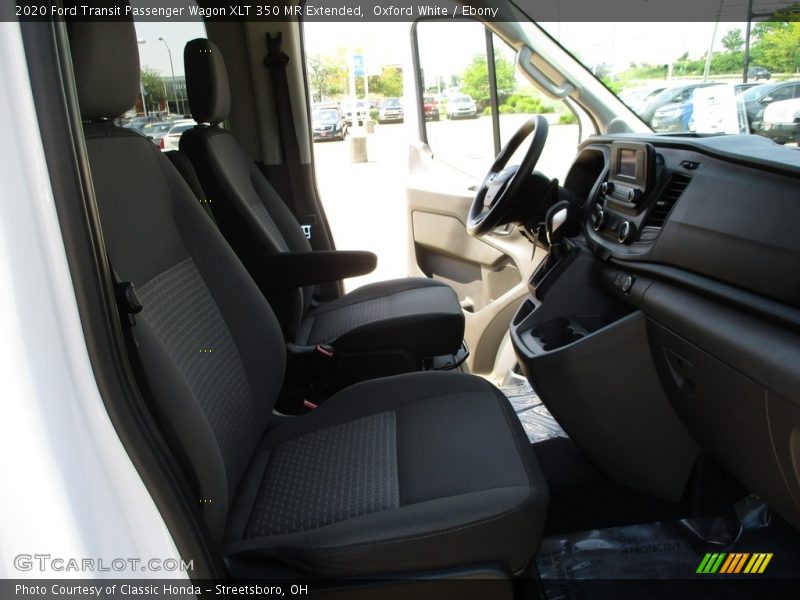 Oxford White / Ebony 2020 Ford Transit Passenger Wagon XLT 350 MR Extended
