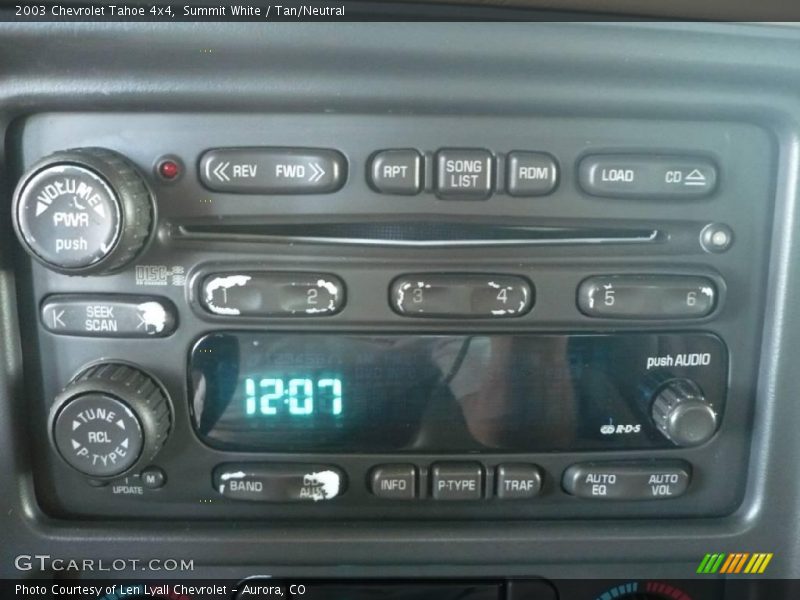 Summit White / Tan/Neutral 2003 Chevrolet Tahoe 4x4