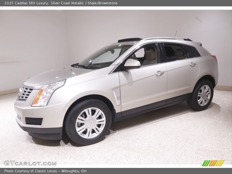 Silver Coast Metallic / Shale/Brownstone 2015 Cadillac SRX Luxury