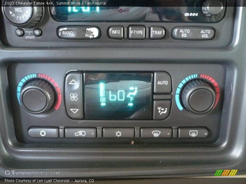 Summit White / Tan/Neutral 2003 Chevrolet Tahoe 4x4