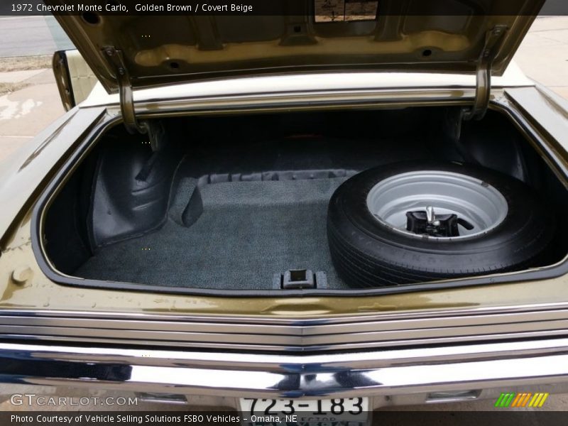  1972 Monte Carlo  Trunk