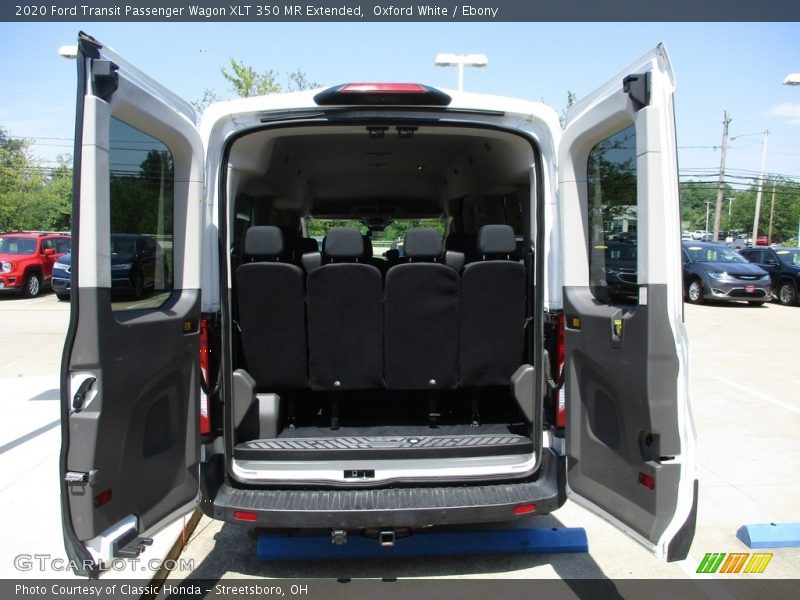 Oxford White / Ebony 2020 Ford Transit Passenger Wagon XLT 350 MR Extended