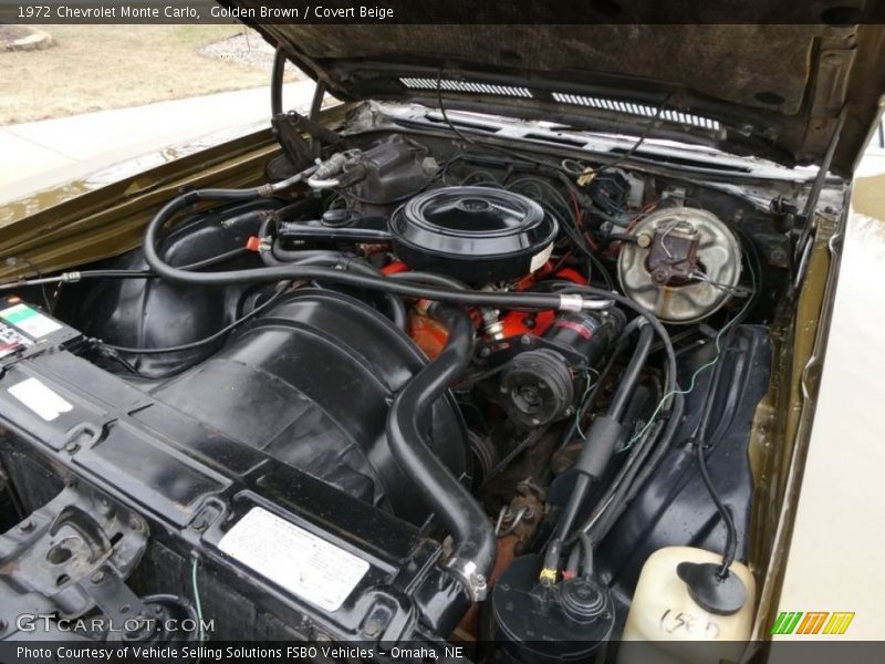  1972 Monte Carlo  Engine - 350 cid OHV 16-Valve V8