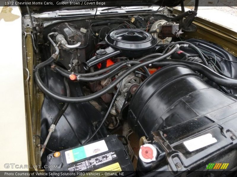  1972 Monte Carlo  Engine - 350 cid OHV 16-Valve V8
