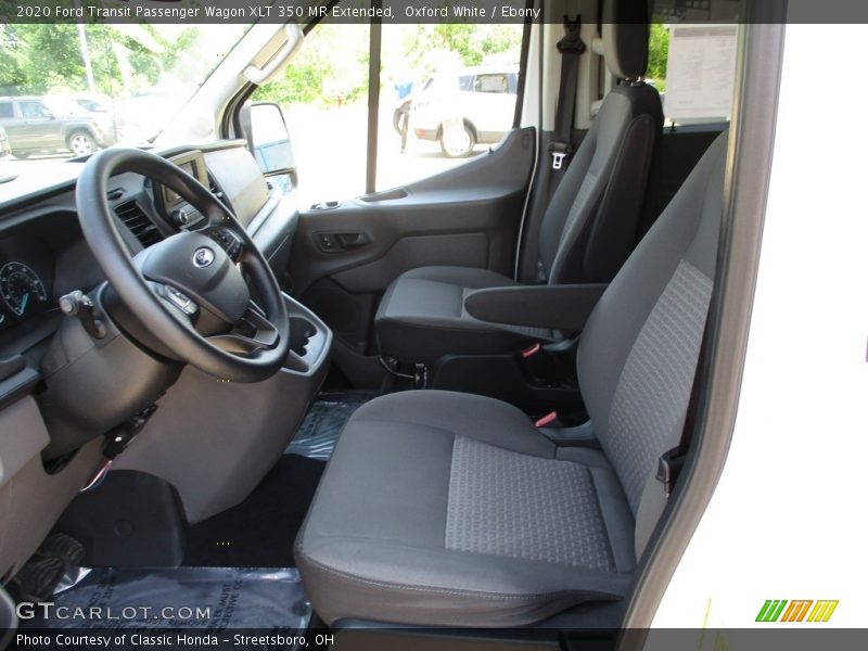 Oxford White / Ebony 2020 Ford Transit Passenger Wagon XLT 350 MR Extended