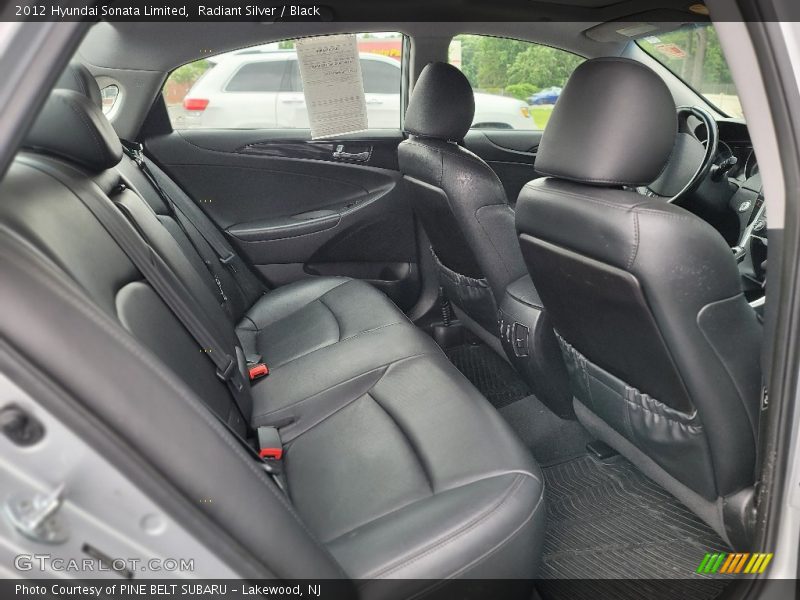 Radiant Silver / Black 2012 Hyundai Sonata Limited