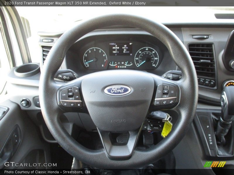 Oxford White / Ebony 2020 Ford Transit Passenger Wagon XLT 350 MR Extended